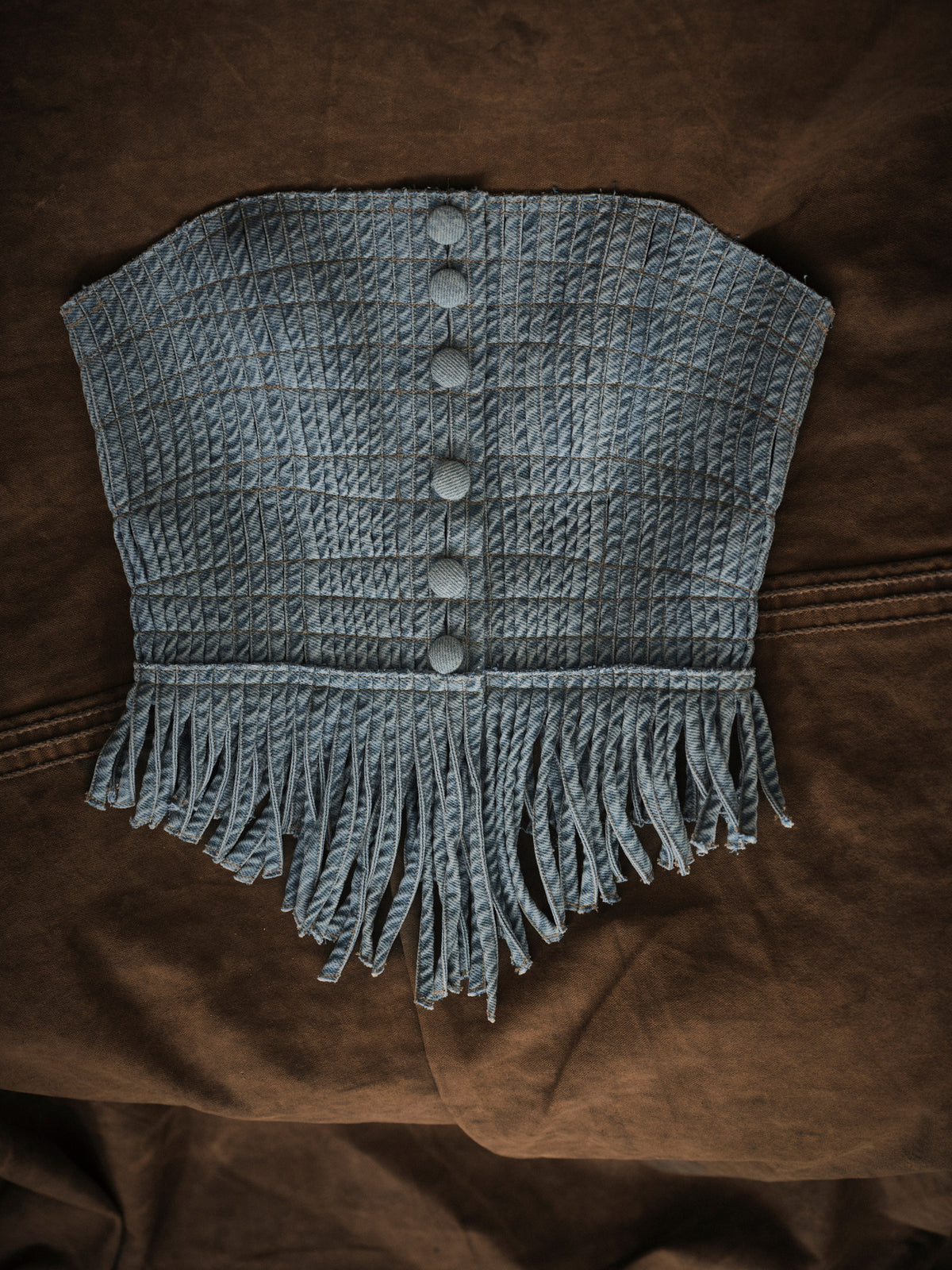 Corset Cipó Jeans