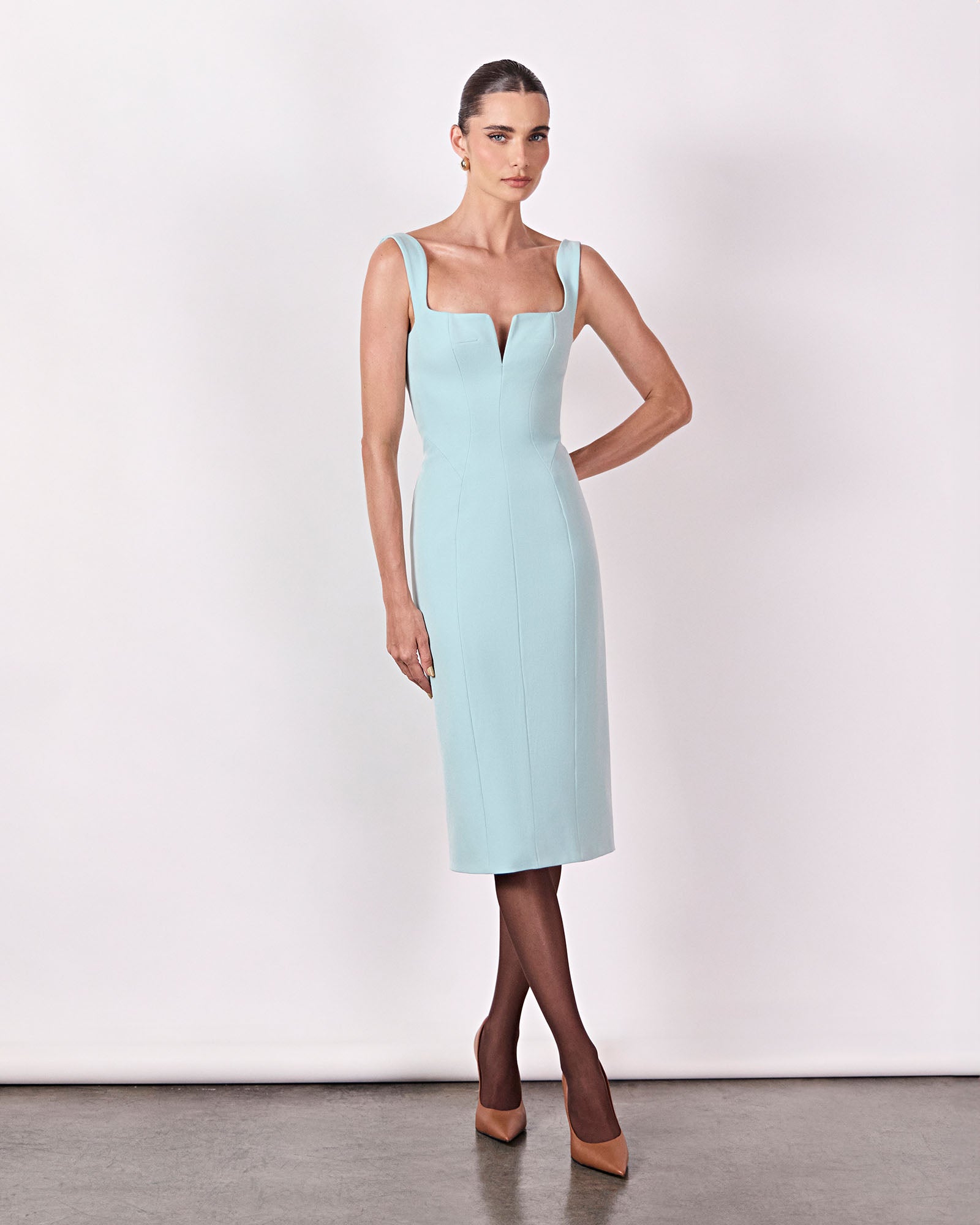 Vestido Moulage - Verde - Hand Lace