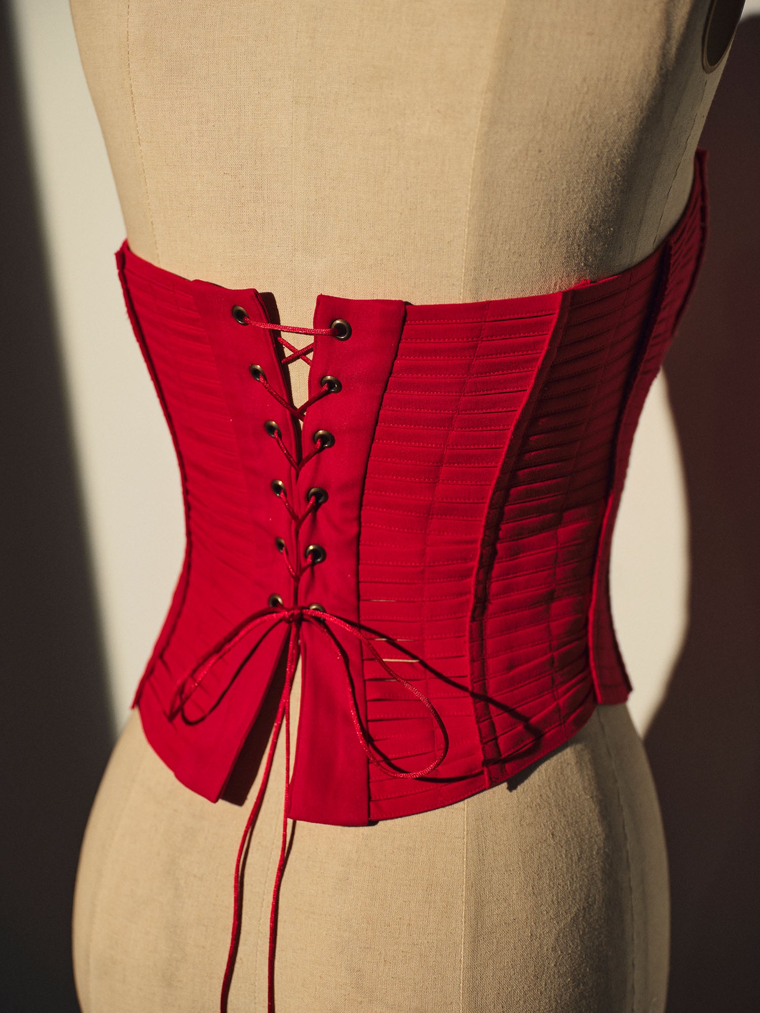 Corset Trama Moulage - Vermelho