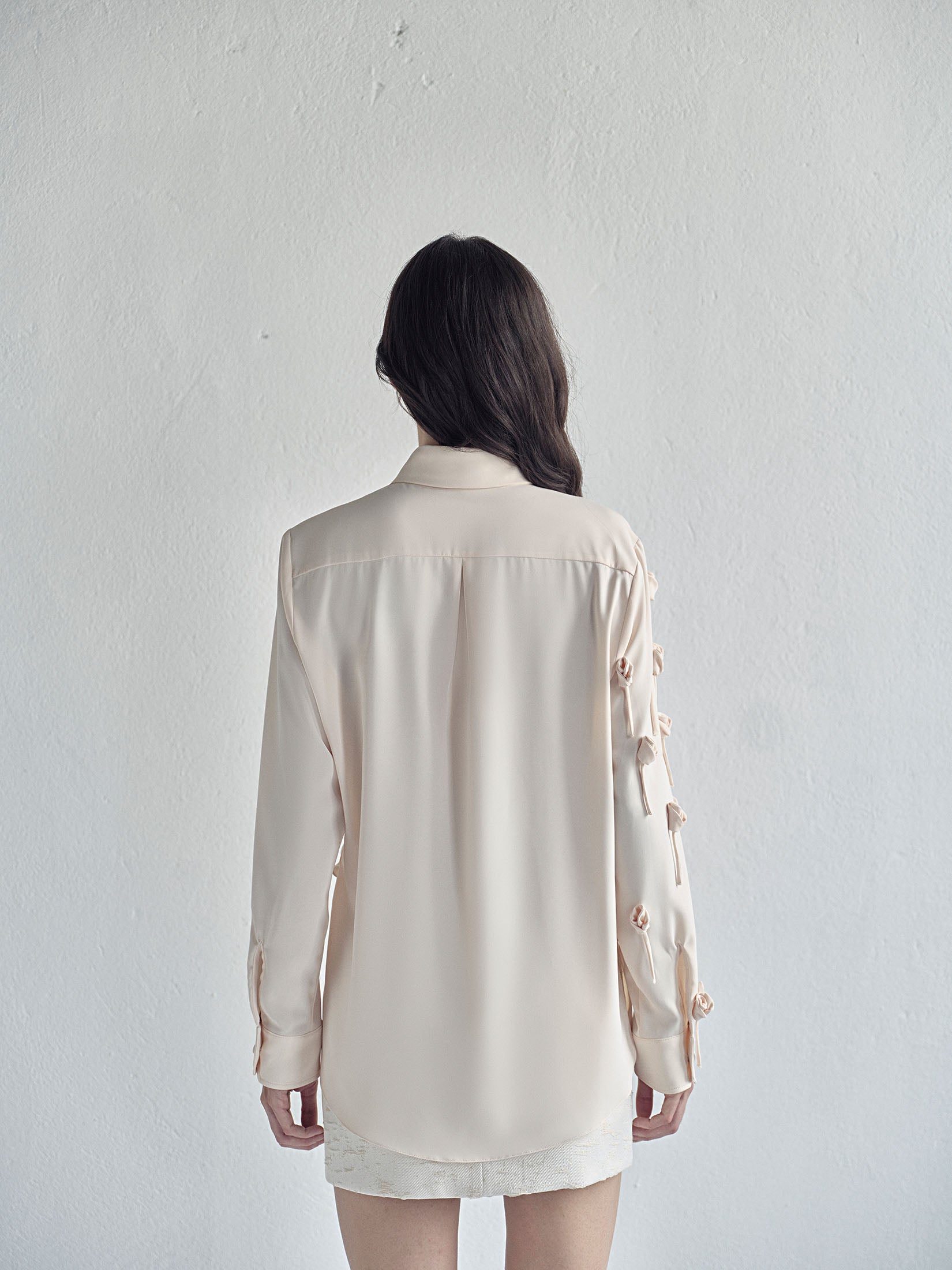 Camisa Orvalho - Pérola - Hand Lace
