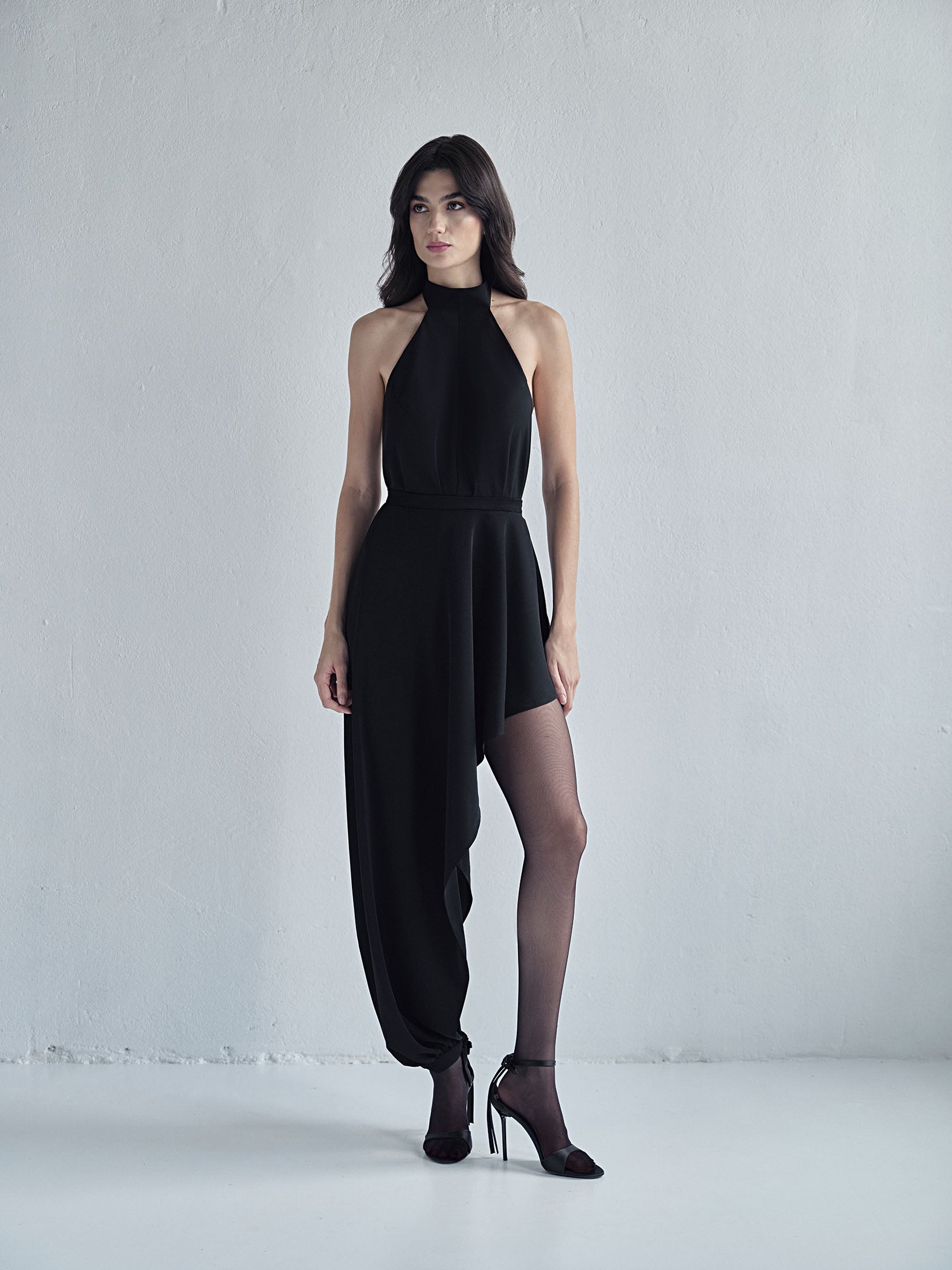 Saia Trilha - Preto - Hand Lace