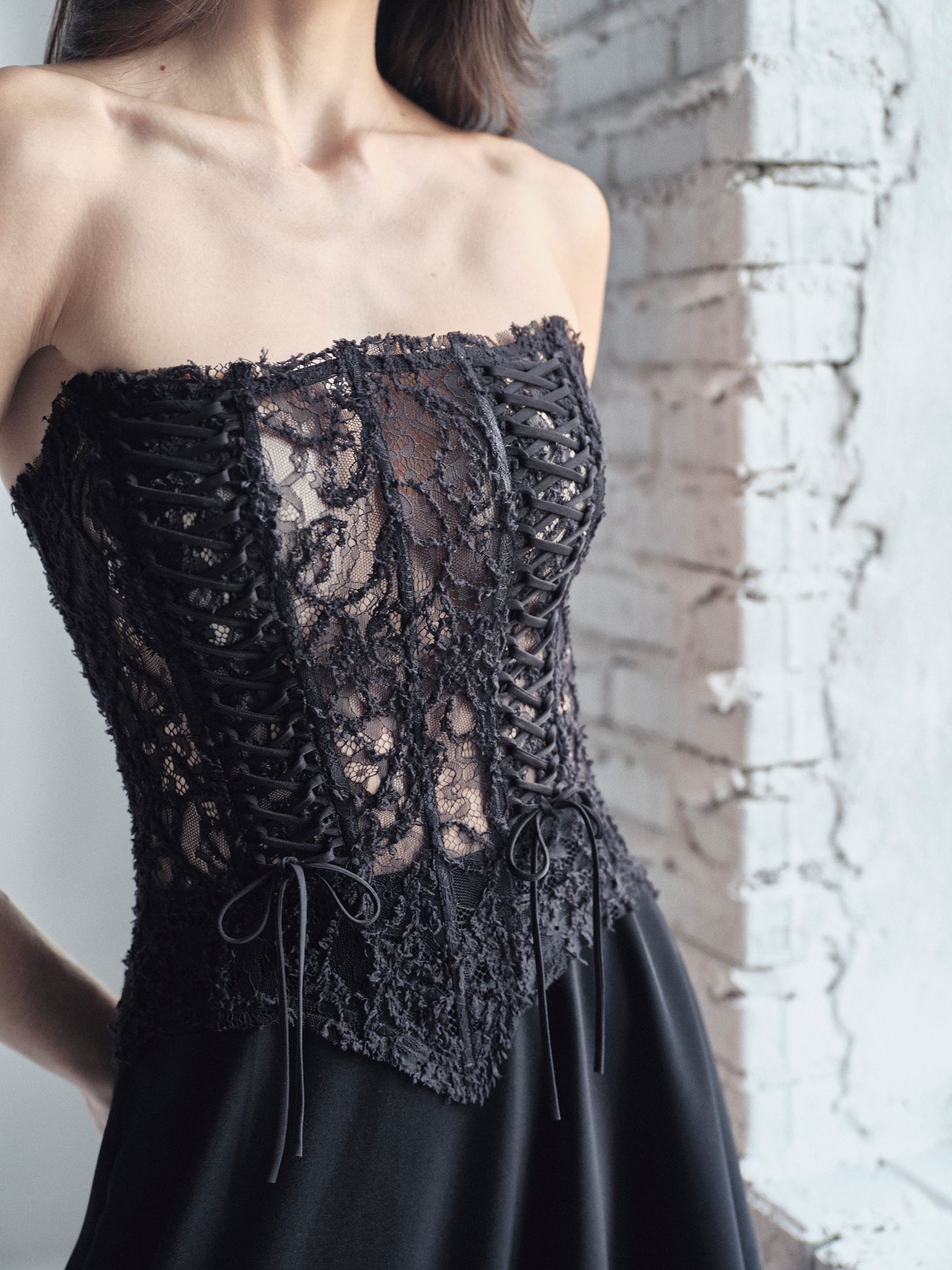 Corset Nimbus - Preto- Hand Lace – HAND LACE