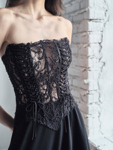 Corset Nimbus - Preto- Hand Lace – HAND LACE