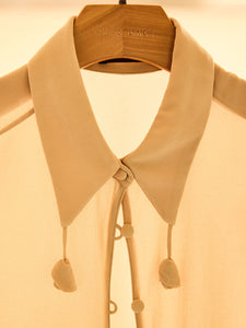 CAMISA RIACHO - BEGE - HAND LACE
