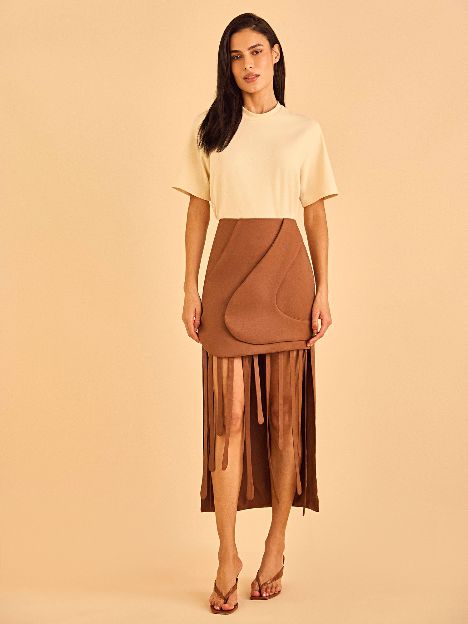T-SHIRT ESSENCIAL- NATURAL - HAND LACE