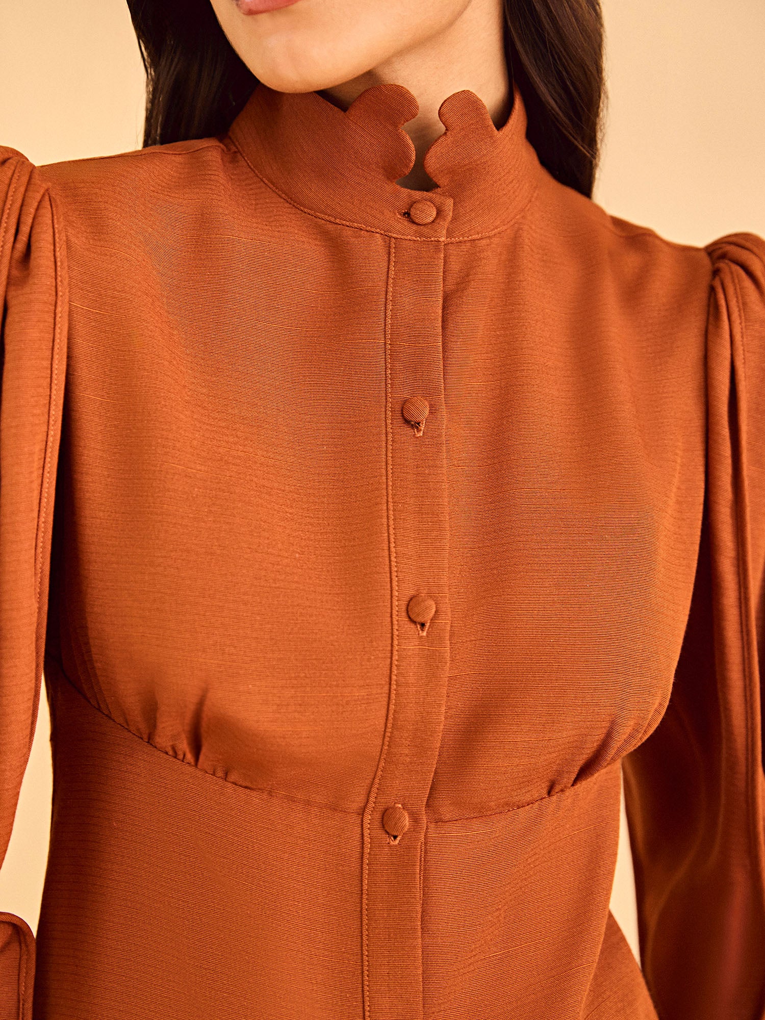 Camisa Caju - Marrom - Hand Lace