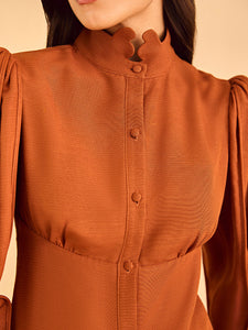 Camisa Caju - Marrom - Hand Lace