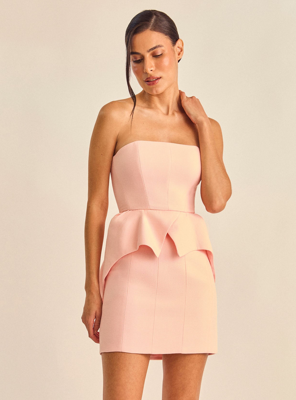 Saia Curta Caule - Rosa - Hand Lace