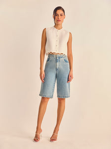 Regata Rolotê - Off White - Hand Lace