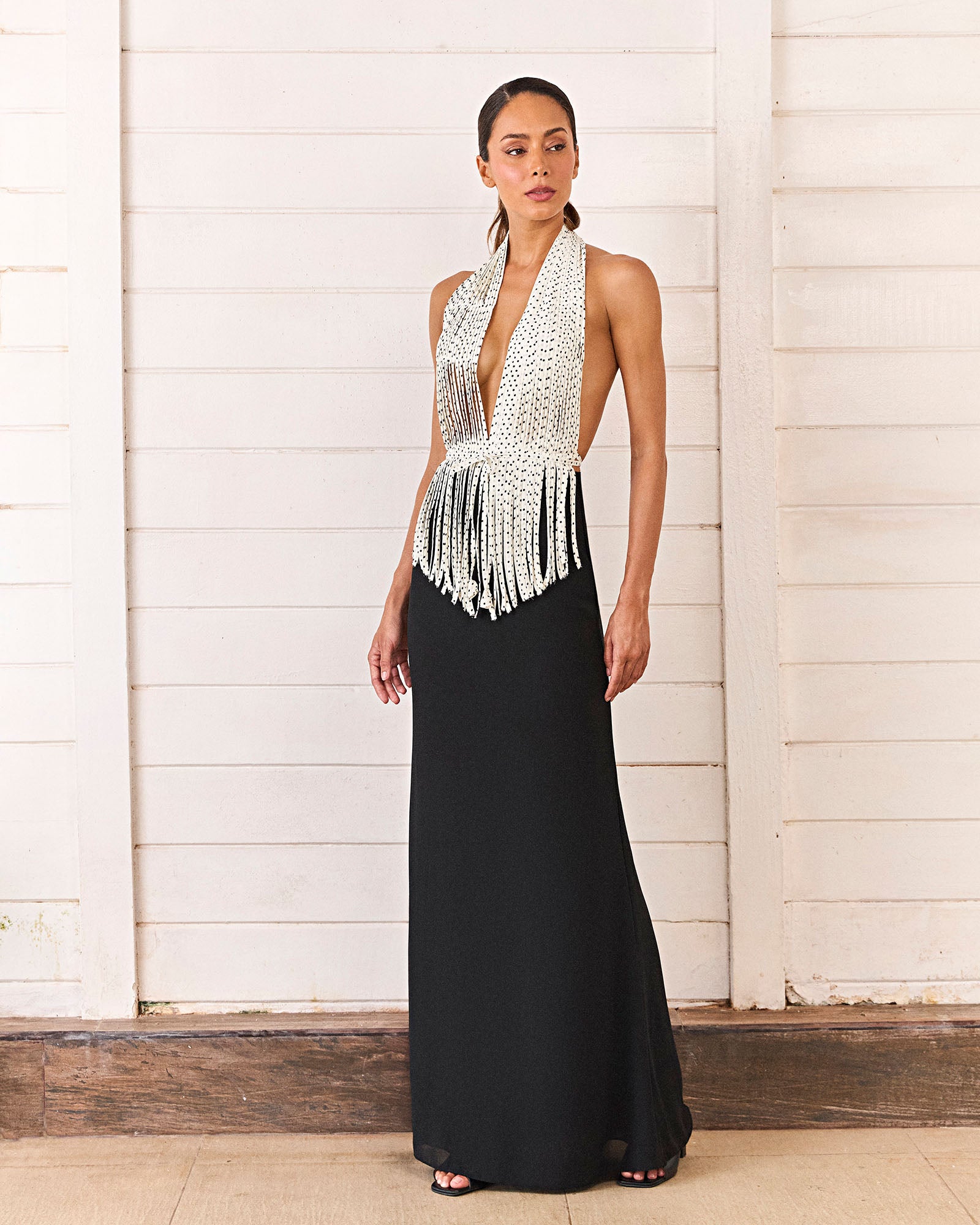 Saia Longa Sereia - Preto - Hand Lace
