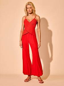 Blusa Cipó - Vermelho - Hand Lace