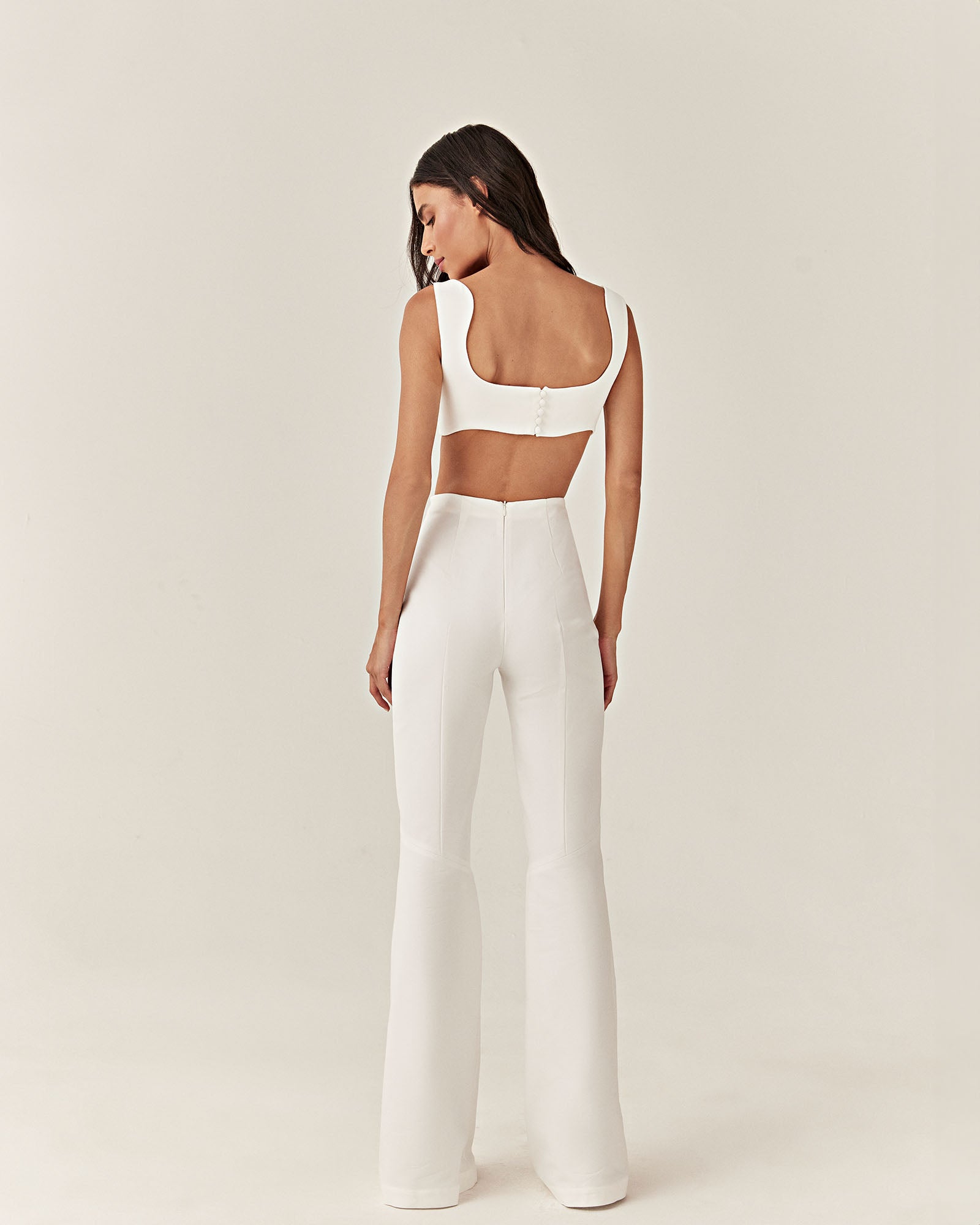 Calça Exponencial - Off White - Hand Lace