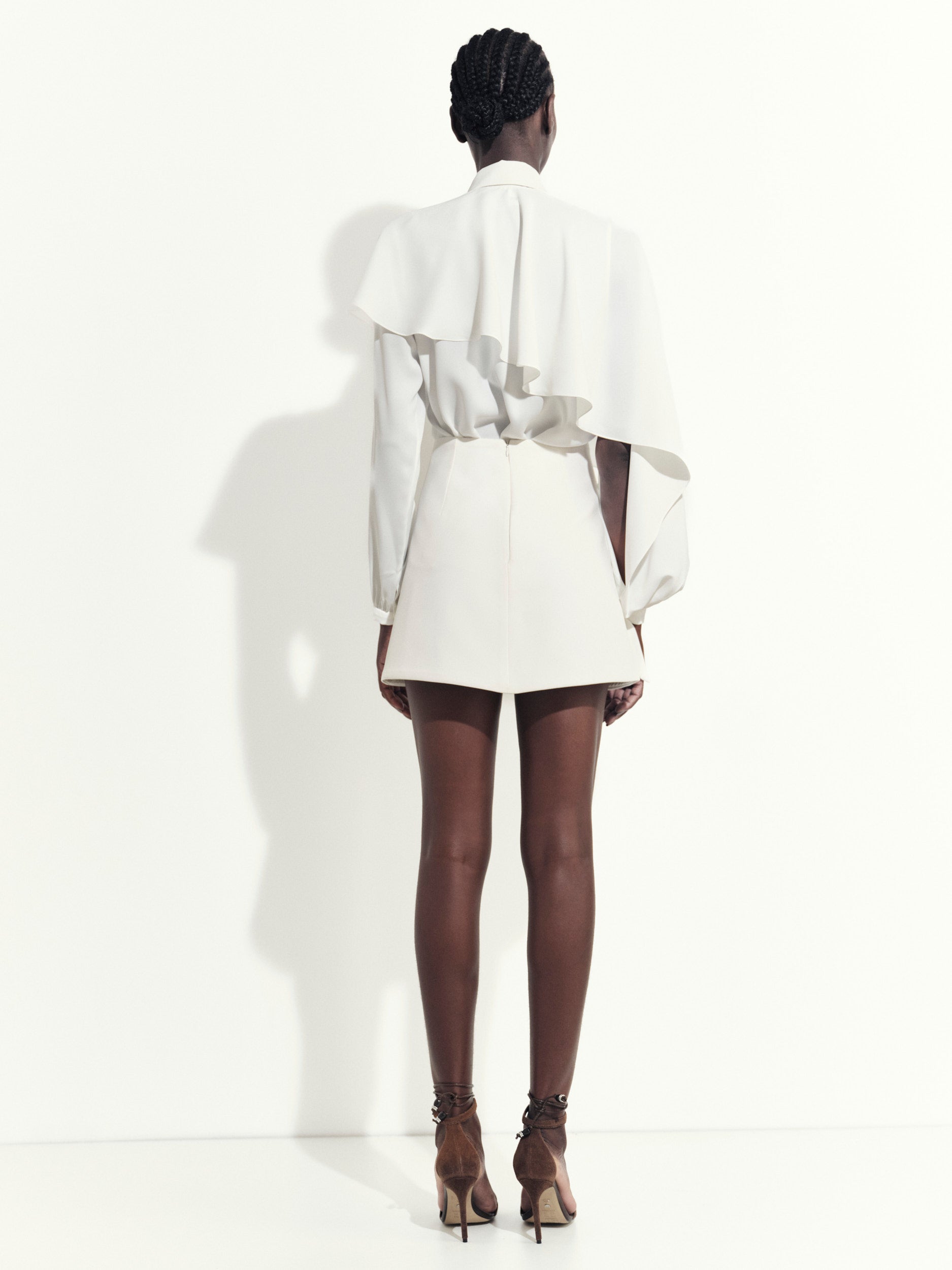 Camisa Trilha - Off White - Hand Lace