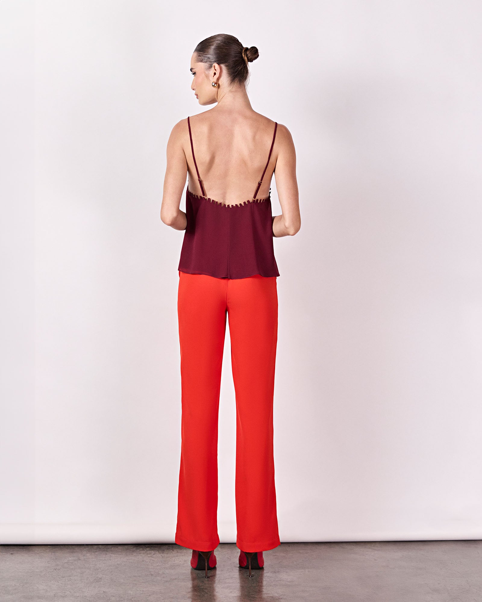 Regata Cerca - Vinho - Hand Lace