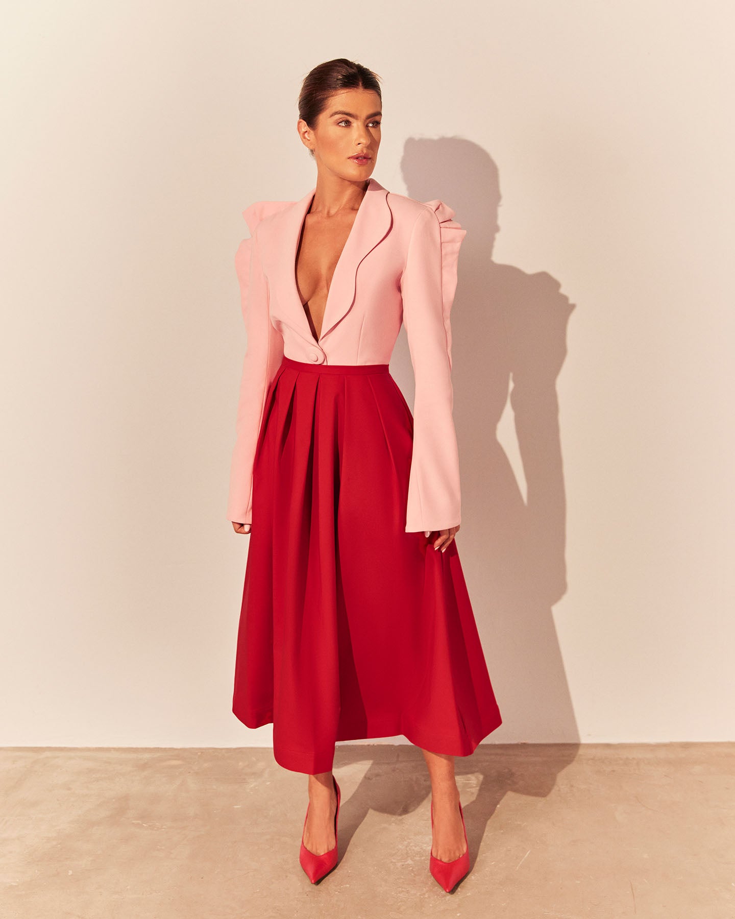 Blazer Pólya - Rosa Sachê - Hand Lace