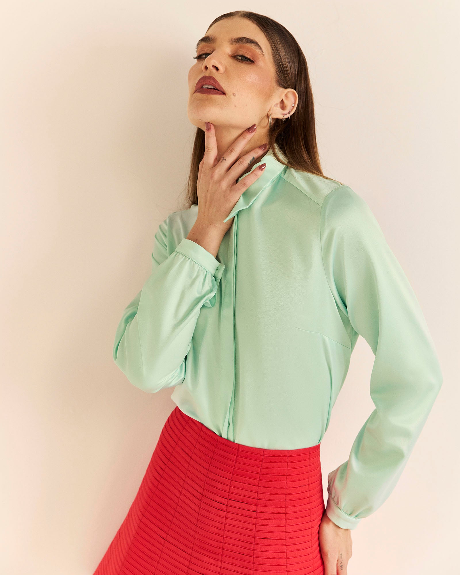 Camisa Pontes - Verde - Hand Lace