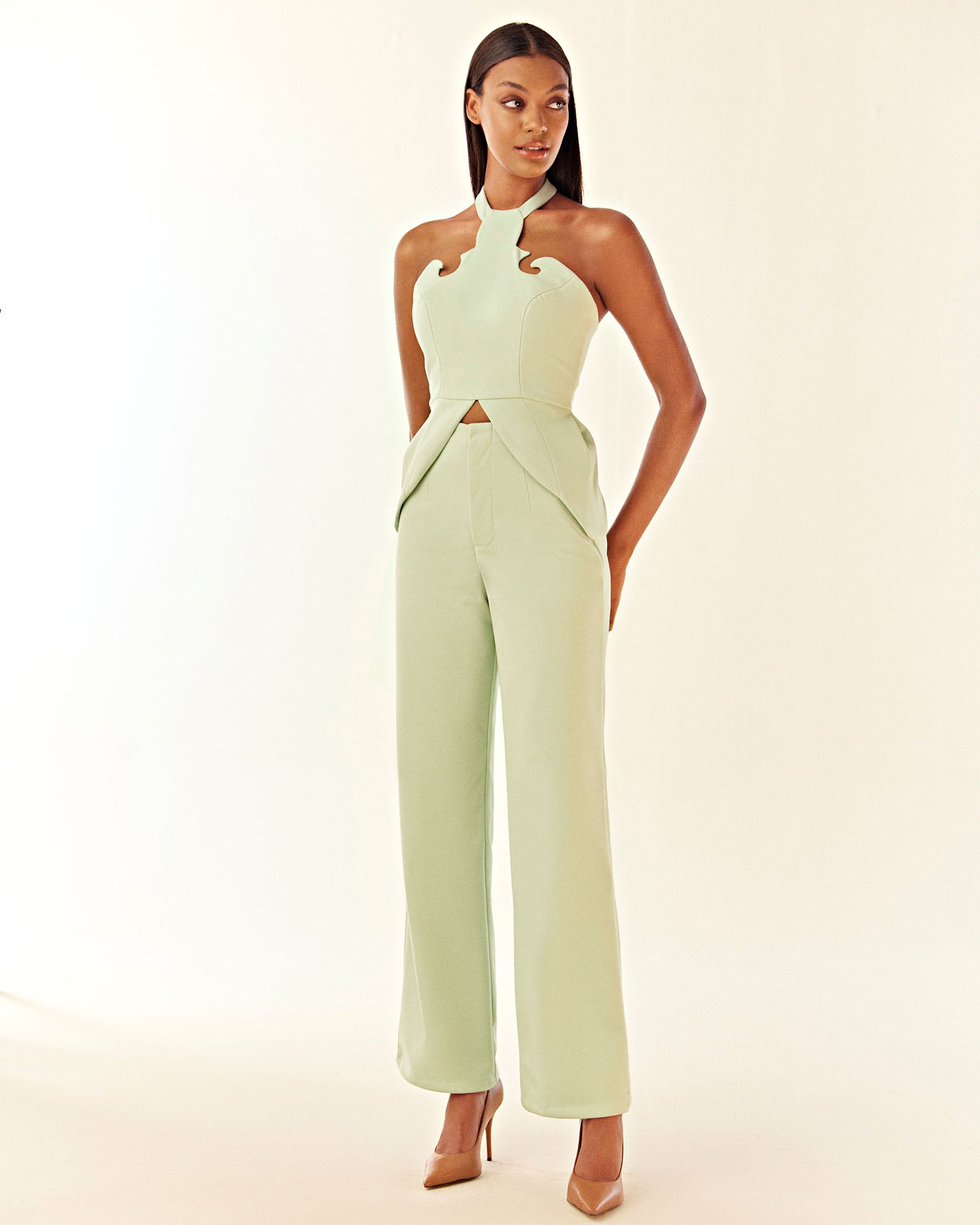 Calça Epóque - Menta - Hand Lace