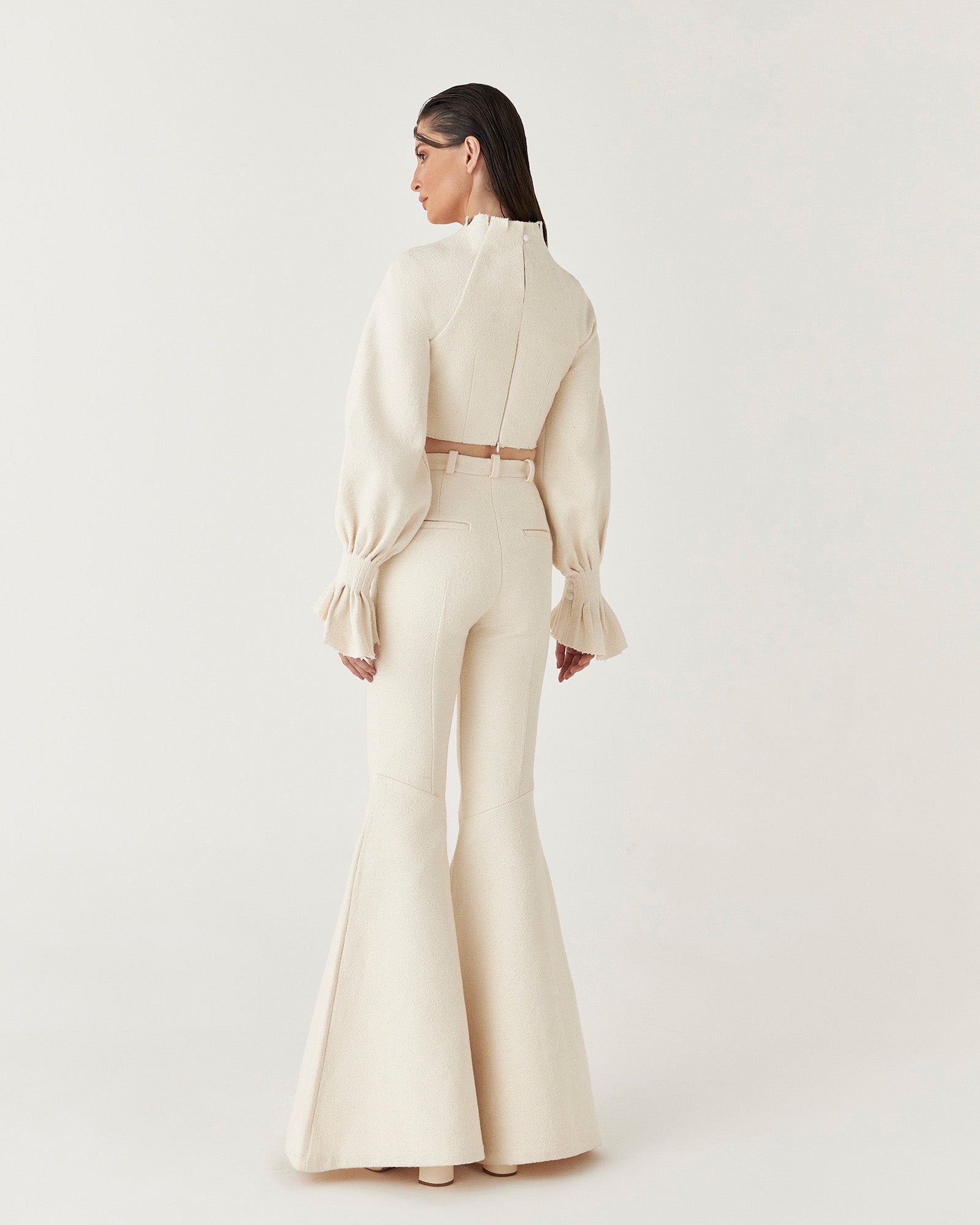 Calça Flare Trama - Hand Lace