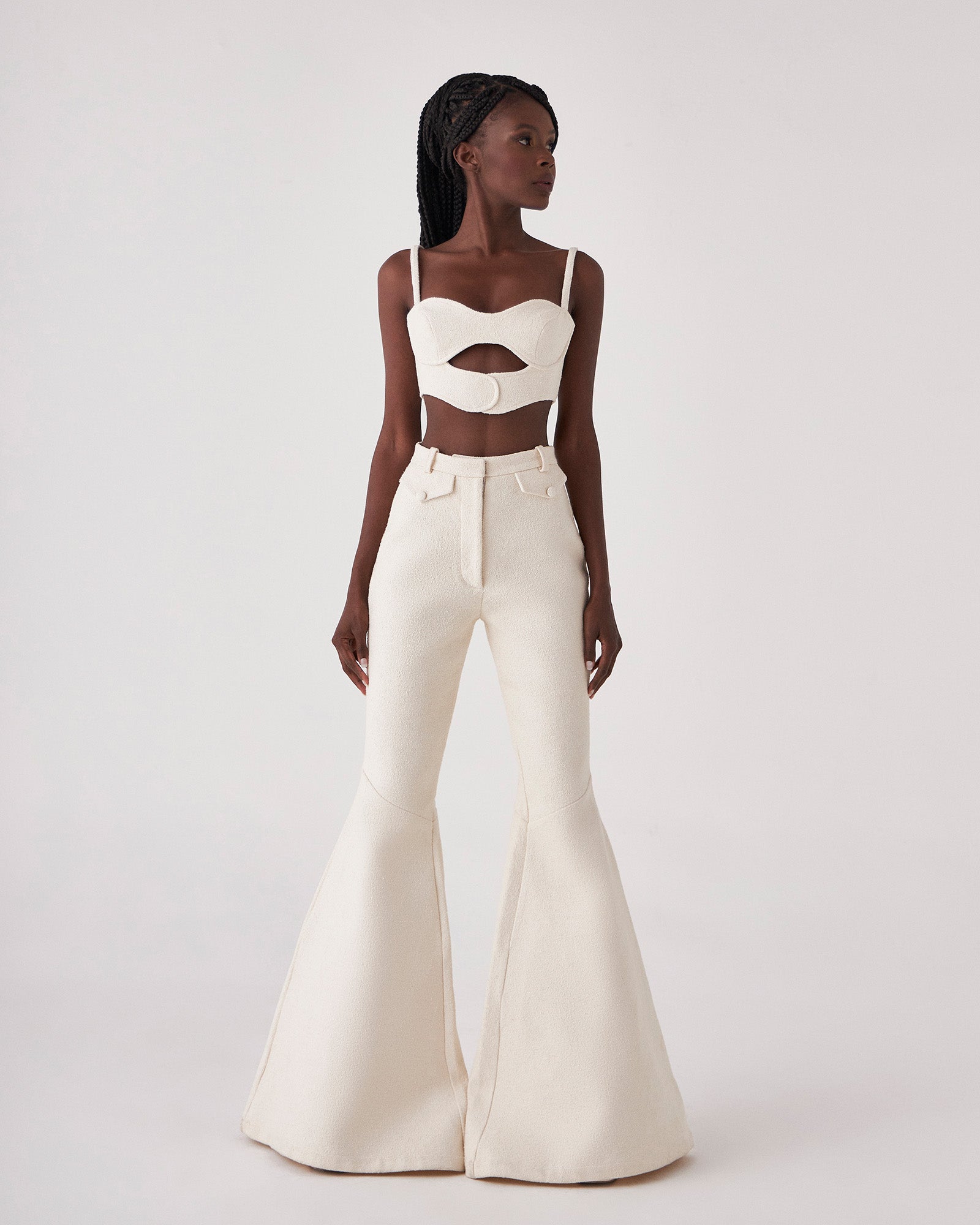Calça Flare Trama - Hand Lace