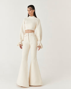 Calça Flare Trama - Hand Lace