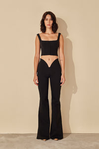 Cropped Exponencial -Preto - Hand Lace