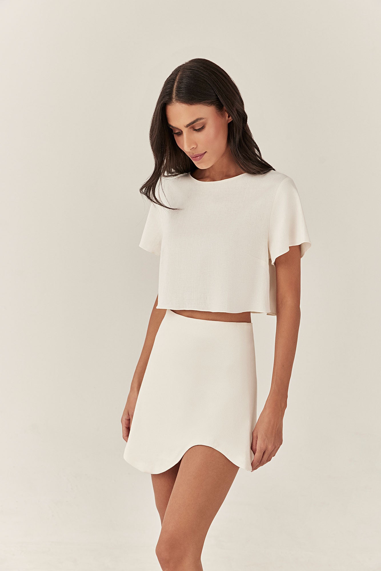 Camiseta Pérola - Off White - Hand Lace