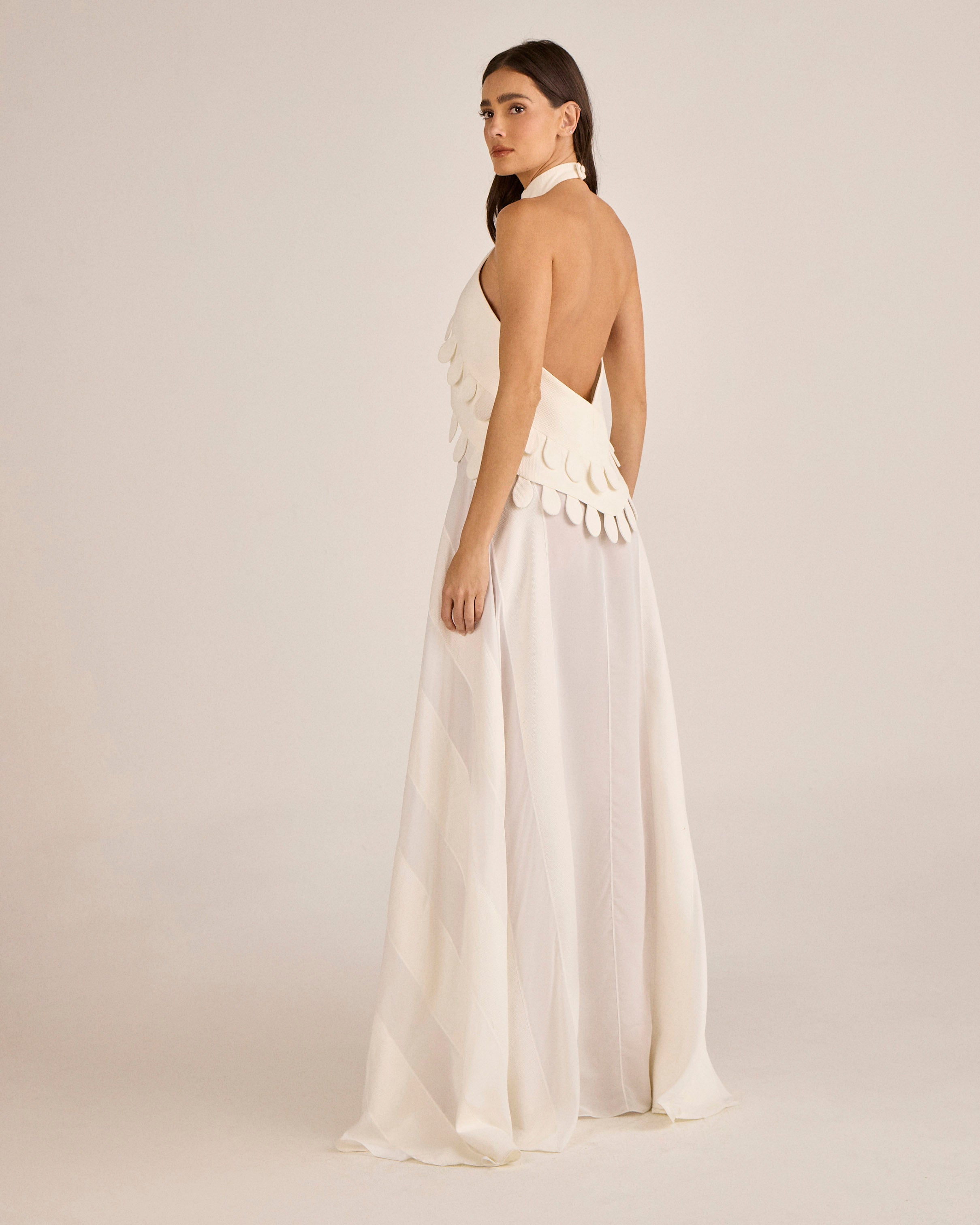 Saia Davina - Off White - Hand Lace
