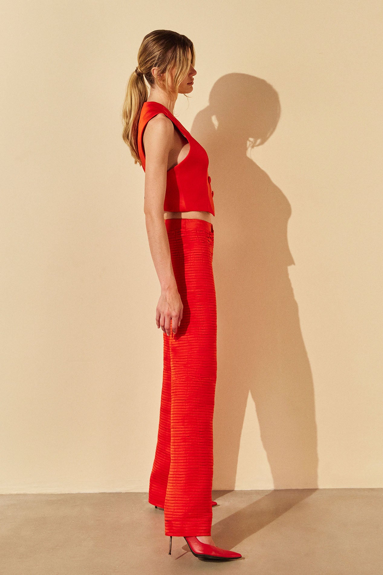 Colete Quartiers Pag.10 - Vermelho - Hand Lace