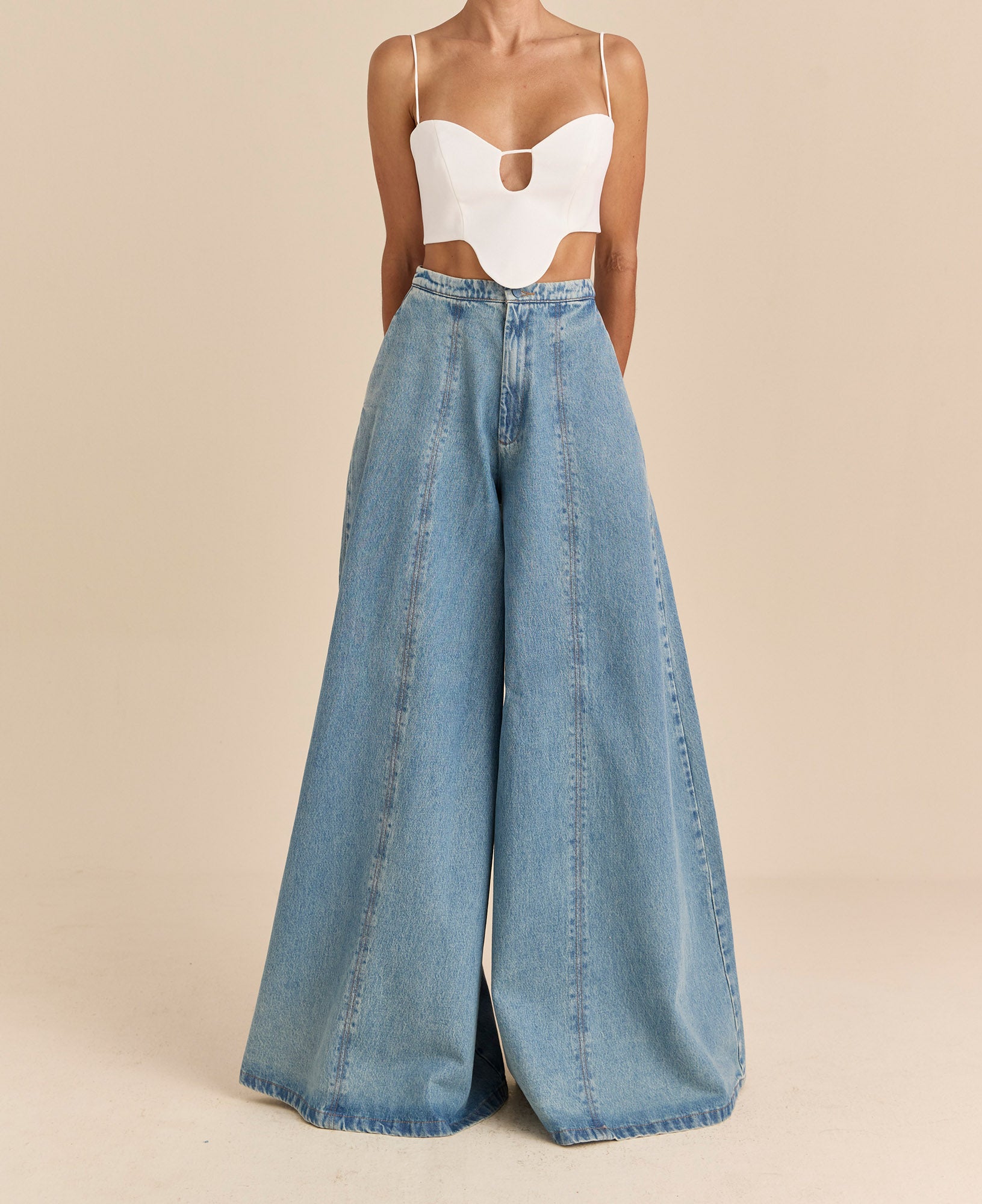 Top Apoteose - Off White - Hand Lace