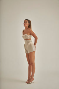 Cropped Curva Assimétrico - Hand Lace