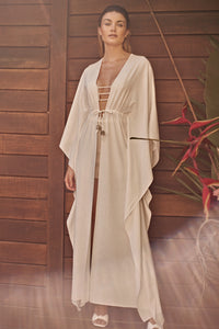 Kaftan Coccoloba Marsala - Hand Lace