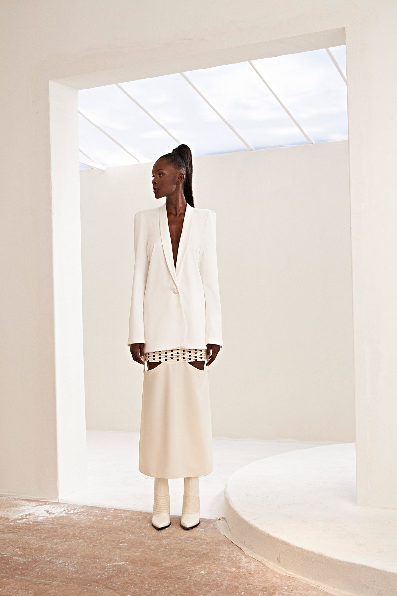 Blazer Avesso - Off White - Hand Lace