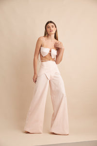 Top Coração Rolutês - Hand Lace