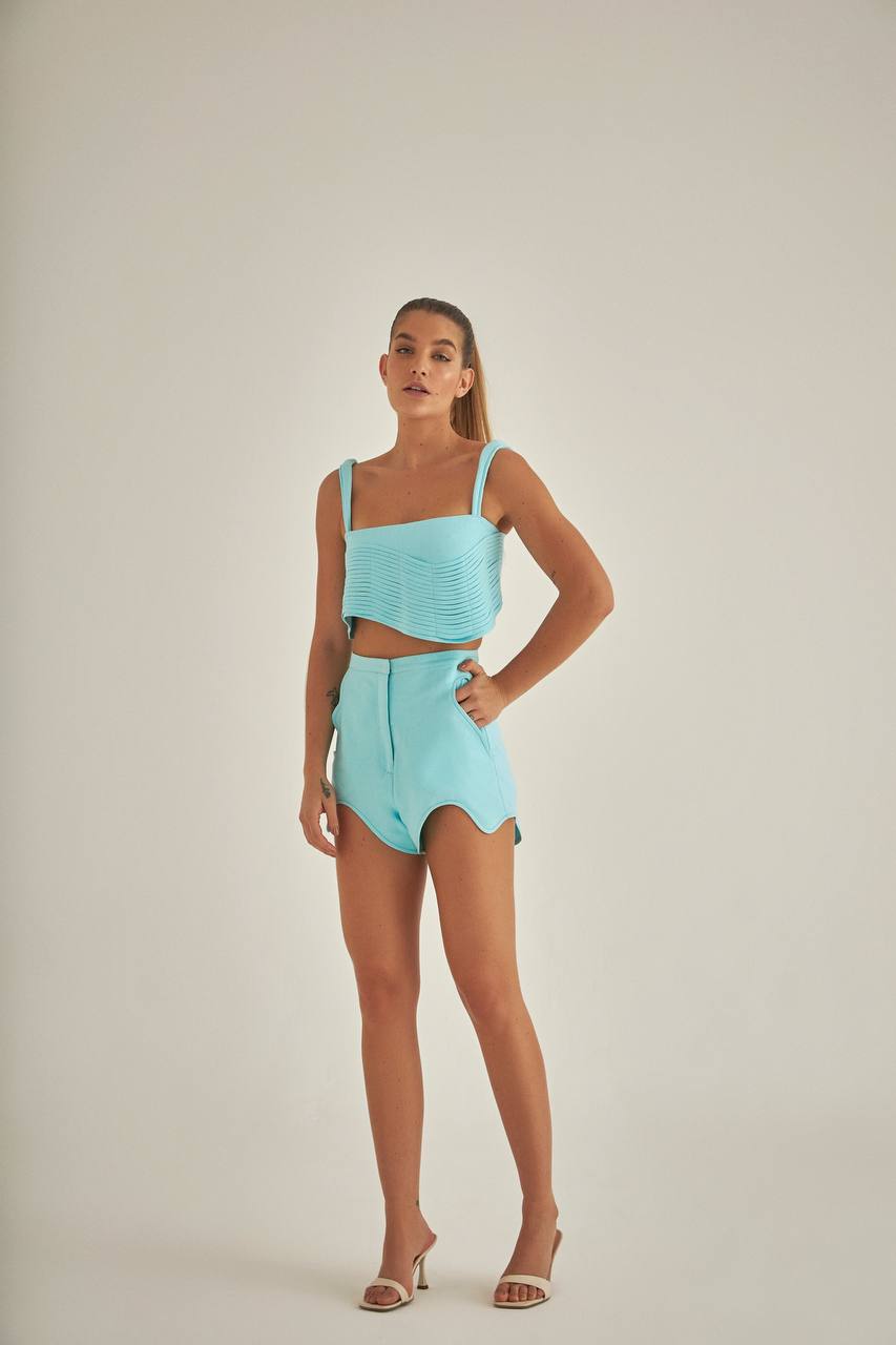 Cropped Textura Curvas